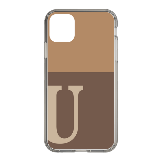 Slim Protection Case［ Original - initial two tone - U brown ］