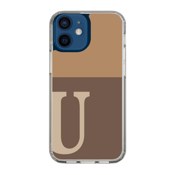 Slim Protection Case［ Original - initial two tone - U brown ］