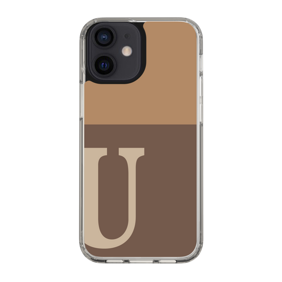 Slim Protection Case［ Original - initial two tone - U brown ］