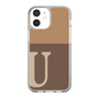 Slim Protection Case［ Original - initial two tone - U brown ］