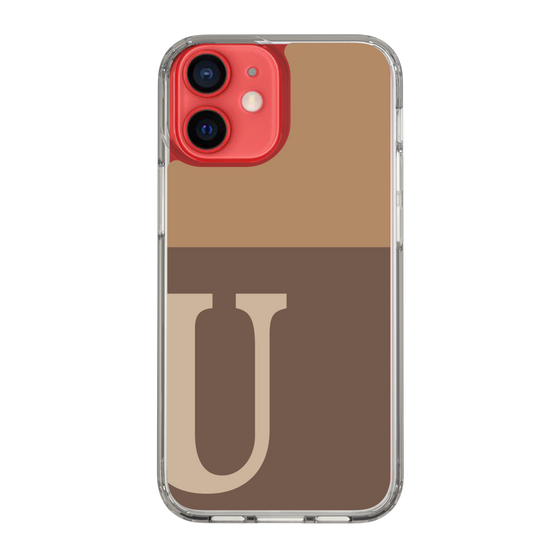 Slim Protection Case［ Original - initial two tone - U brown ］