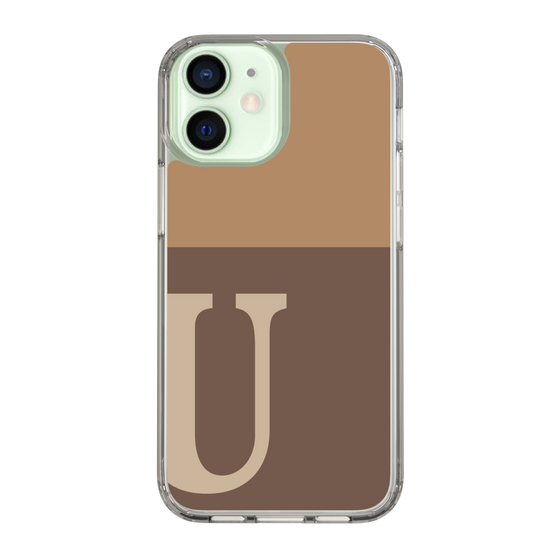 Slim Protection Case［ Original - initial two tone - U brown ］