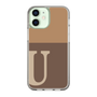 Slim Protection Case［ Original - initial two tone - U brown ］