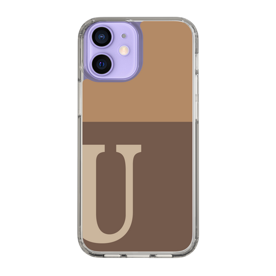 Slim Protection Case［ Original - initial two tone - U brown ］