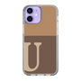 Slim Protection Case［ Original - initial two tone - U brown ］