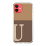 Slim Protection Case［ Original - initial two tone - U brown ］