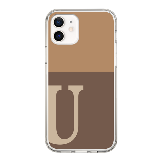 Slim Protection Case［ Original - initial two tone - U brown ］
