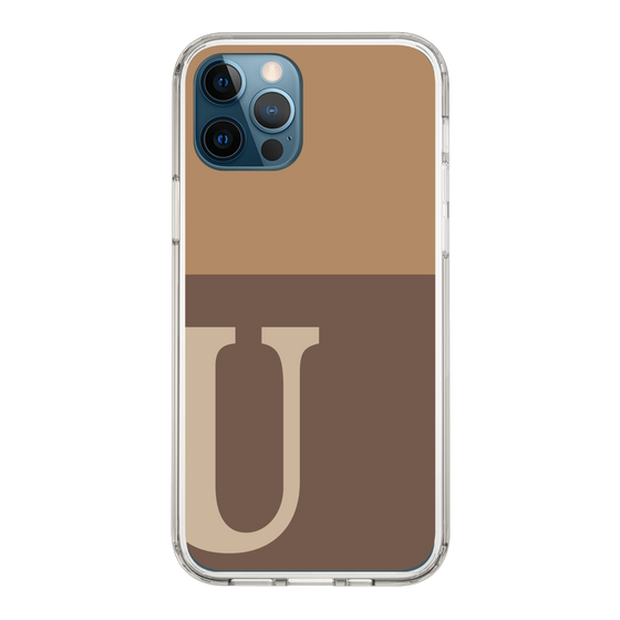 Slim Protection Case［ Original - initial two tone - U brown ］