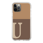 Slim Protection Case［ Original - initial two tone - U brown ］