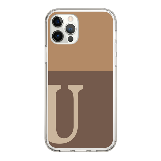 Slim Protection Case［ Original - initial two tone - U brown ］