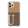Slim Protection Case［ Original - initial two tone - U brown ］