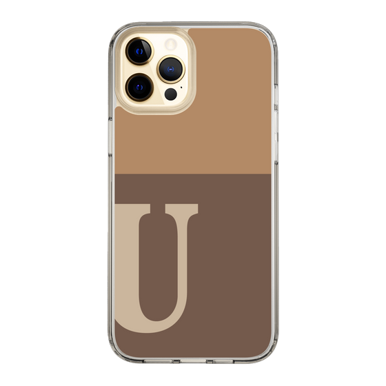Slim Protection Case［ Original - initial two tone - U brown ］
