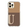 Slim Protection Case［ Original - initial two tone - U brown ］