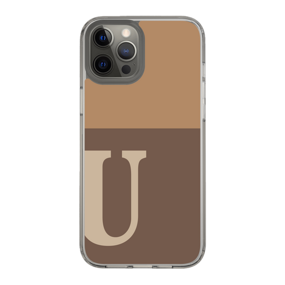 Slim Protection Case［ Original - initial two tone - U brown ］