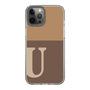 Slim Protection Case［ Original - initial two tone - U brown ］