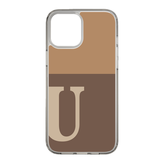 Slim Protection Case［ Original - initial two tone - U brown ］