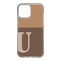 Slim Protection Case［ Original - initial two tone - U brown ］