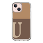 Slim Protection Case［ Original - initial two tone - U brown ］