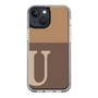 Slim Protection Case［ Original - initial two tone - U brown ］