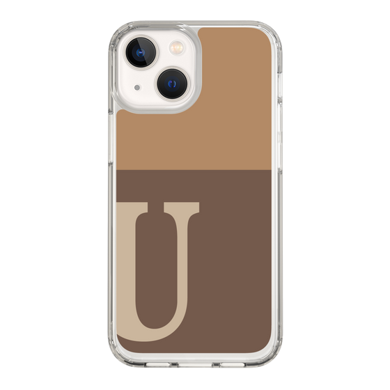 Slim Protection Case［ Original - initial two tone - U brown ］