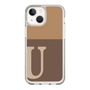 Slim Protection Case［ Original - initial two tone - U brown ］