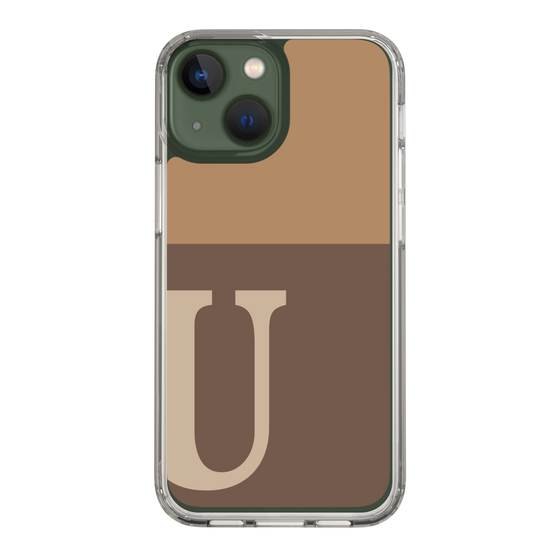 Slim Protection Case［ Original - initial two tone - U brown ］