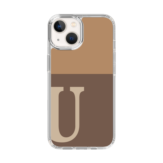 Slim Protection Case［ Original - initial two tone - U brown ］