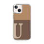 Slim Protection Case［ Original - initial two tone - U brown ］