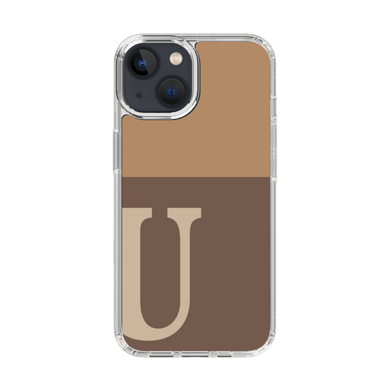 Slim Protection Case［ Original - initial two tone - U brown ］