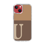 Slim Protection Case［ Original - initial two tone - U brown ］