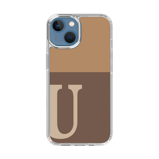 Slim Protection Case［ Original - initial two tone - U brown ］