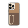 Slim Protection Case［ Original - initial two tone - U brown ］