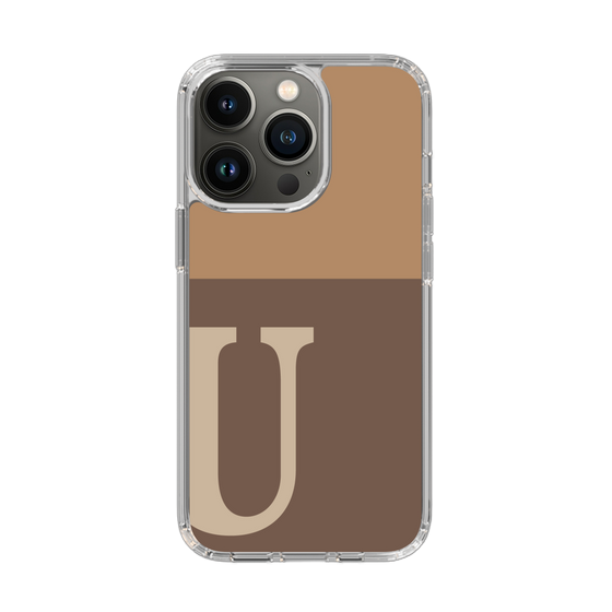 Slim Protection Case［ Original - initial two tone - U brown ］