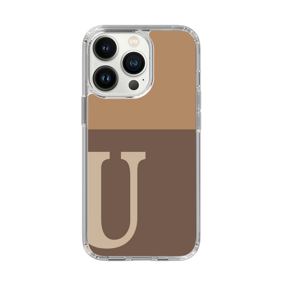 Slim Protection Case［ Original - initial two tone - U brown ］