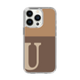 Slim Protection Case［ Original - initial two tone - U brown ］