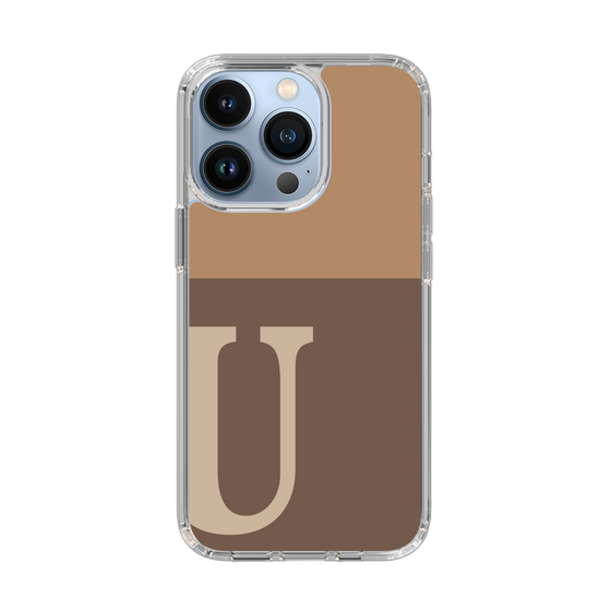 Slim Protection Case［ Original - initial two tone - U brown ］
