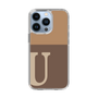 Slim Protection Case［ Original - initial two tone - U brown ］