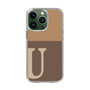 Slim Protection Case［ Original - initial two tone - U brown ］
