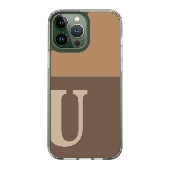 Slim Protection Case［ Original - initial two tone - U brown ］