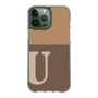 Slim Protection Case［ Original - initial two tone - U brown ］