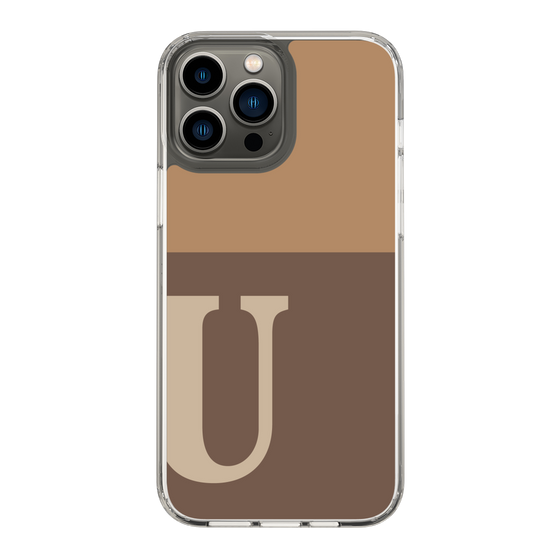 Slim Protection Case［ Original - initial two tone - U brown ］