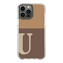 Slim Protection Case［ Original - initial two tone - U brown ］