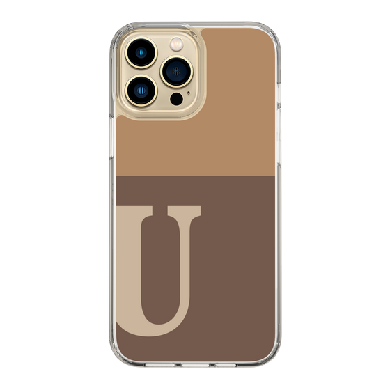 Slim Protection Case［ Original - initial two tone - U brown ］