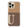 Slim Protection Case［ Original - initial two tone - U brown ］