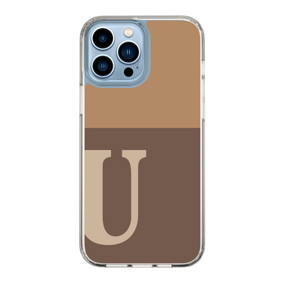 Slim Protection Case［ Original - initial two tone - U brown ］