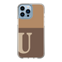 Slim Protection Case［ Original - initial two tone - U brown ］