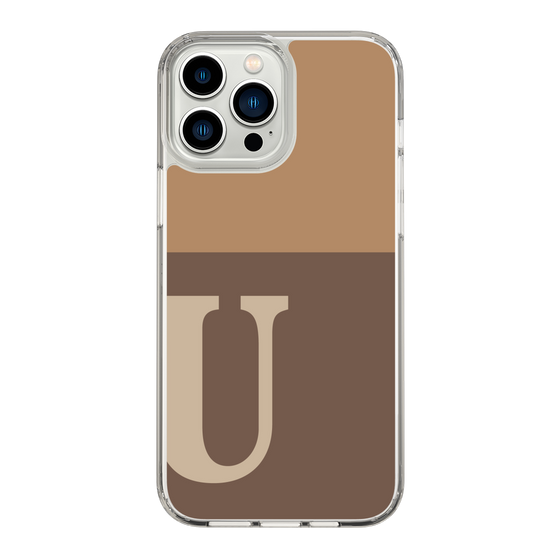 Slim Protection Case［ Original - initial two tone - U brown ］