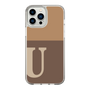 Slim Protection Case［ Original - initial two tone - U brown ］