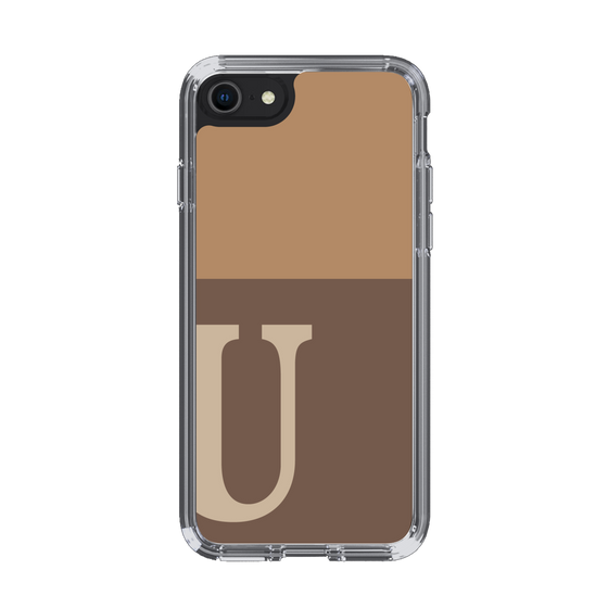 Slim Protection Case［ Original - initial two tone - U brown ］