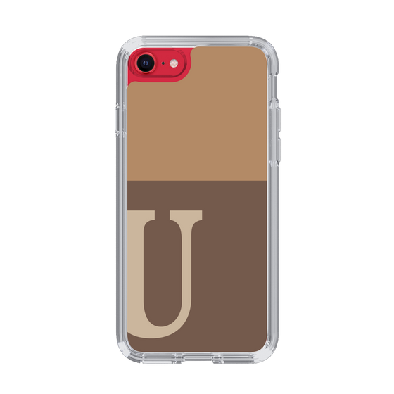 Slim Protection Case［ Original - initial two tone - U brown ］